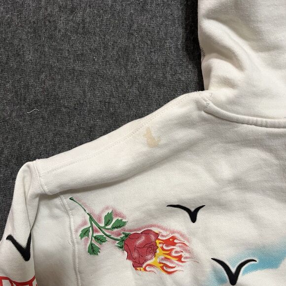 Deadpool Marvel Civil Regime Airbrush Hooded Sweatshirt, Hoodie, Medium, READ - Picture 12 of 12